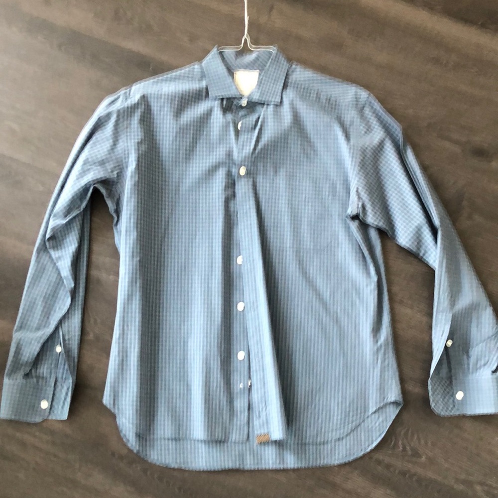 Billy Reid men’s large button down grayish blue